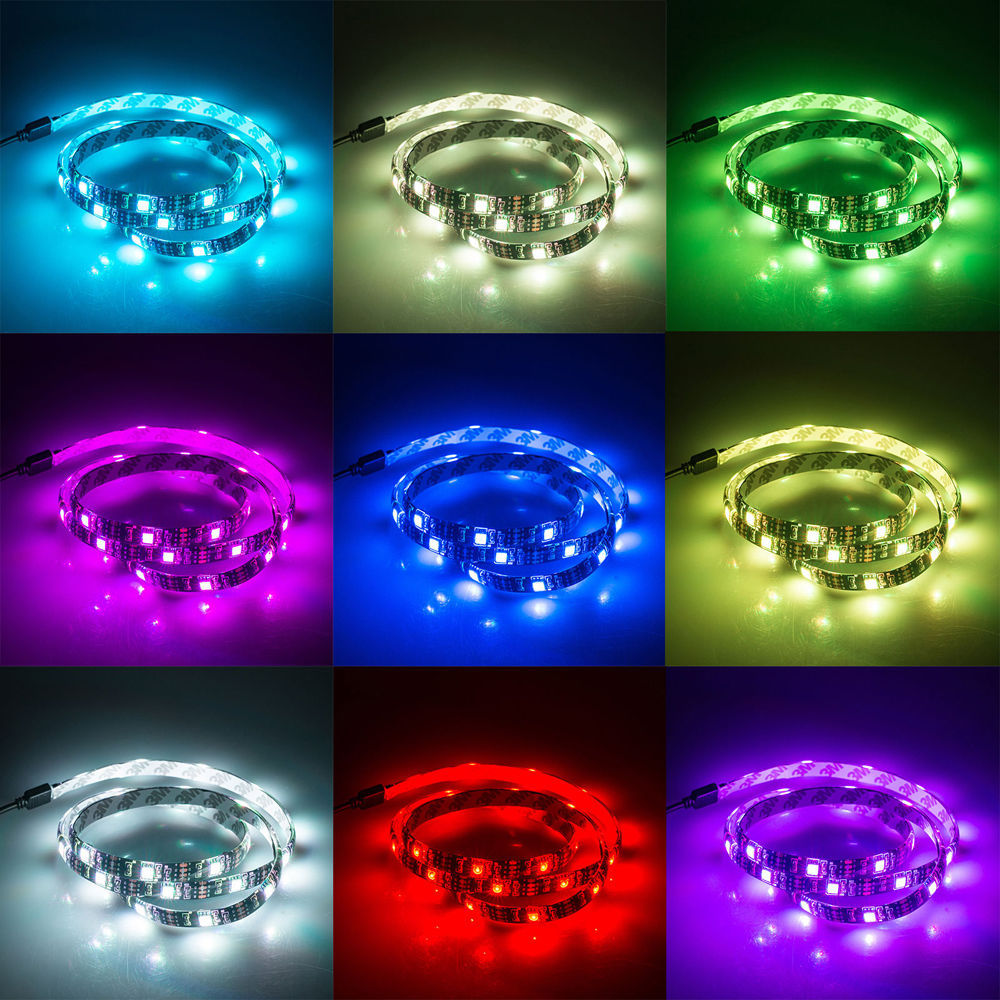 WIFI Smart Addressable LED Strip Lights Kit DC5V 60LEDs/m WS2811 Arduino Flexible LED Strip With USB Port, 24Keys RF Remote, Work With Amazon Alexa And Google Home Voice Control WIFI Smart Addressable LED Strip Lights Kit DC5V 60LEDs/m WS2811 Arduino Flexible LED Strip With USB Port, 24Keys RF Remote, Work With Amazon Alexa And Google Home Voice Control